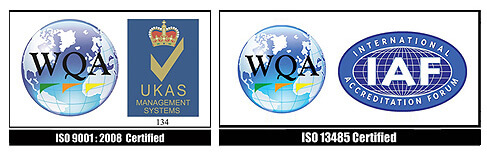 ISO 13485 AND 9001:2008 Certified